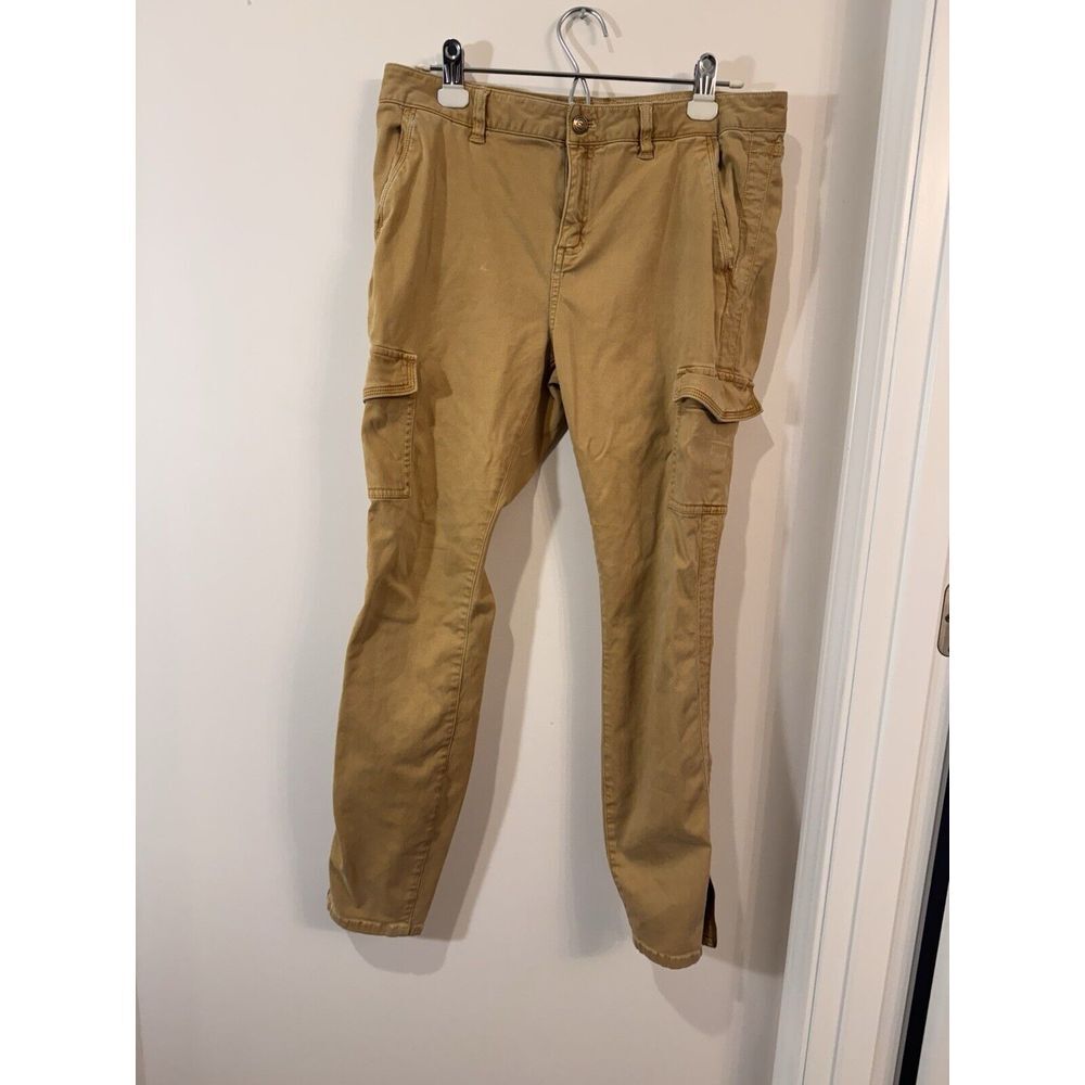 VINEYARD VINES Casual Pants‎ Size 8 32W 28L Woven Cargo Style Stretch Casual
